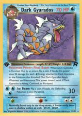 Dark Gyarados - 25/82 - Rare - 1st Edition